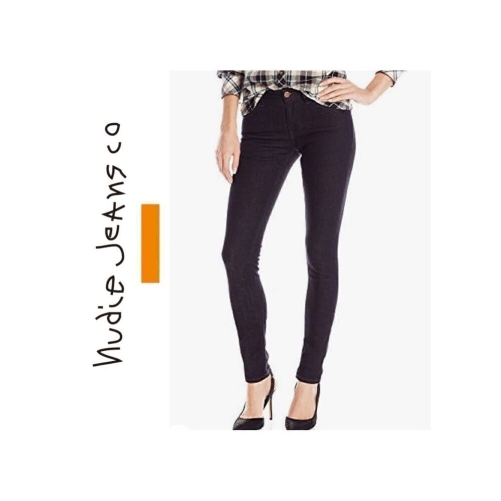 Nudie Jeans Skinny Lin Dry Steel Jeans